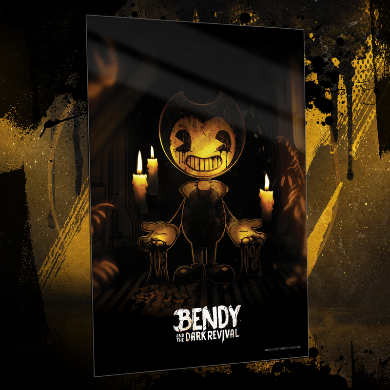 Bendy and the Dark Revival Signature Metal Poster