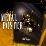 Lone Wolf Metal Poster