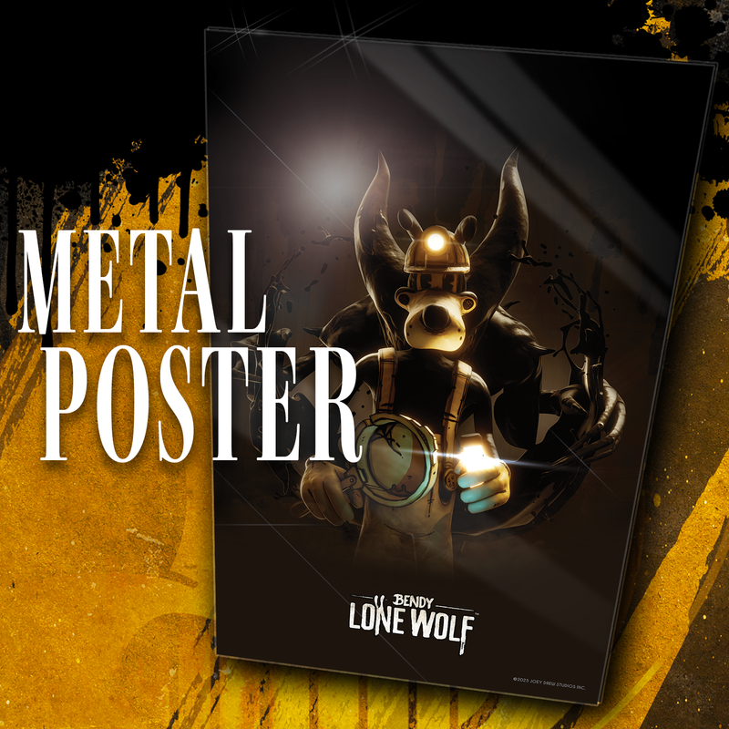 Lone Wolf Metal Poster