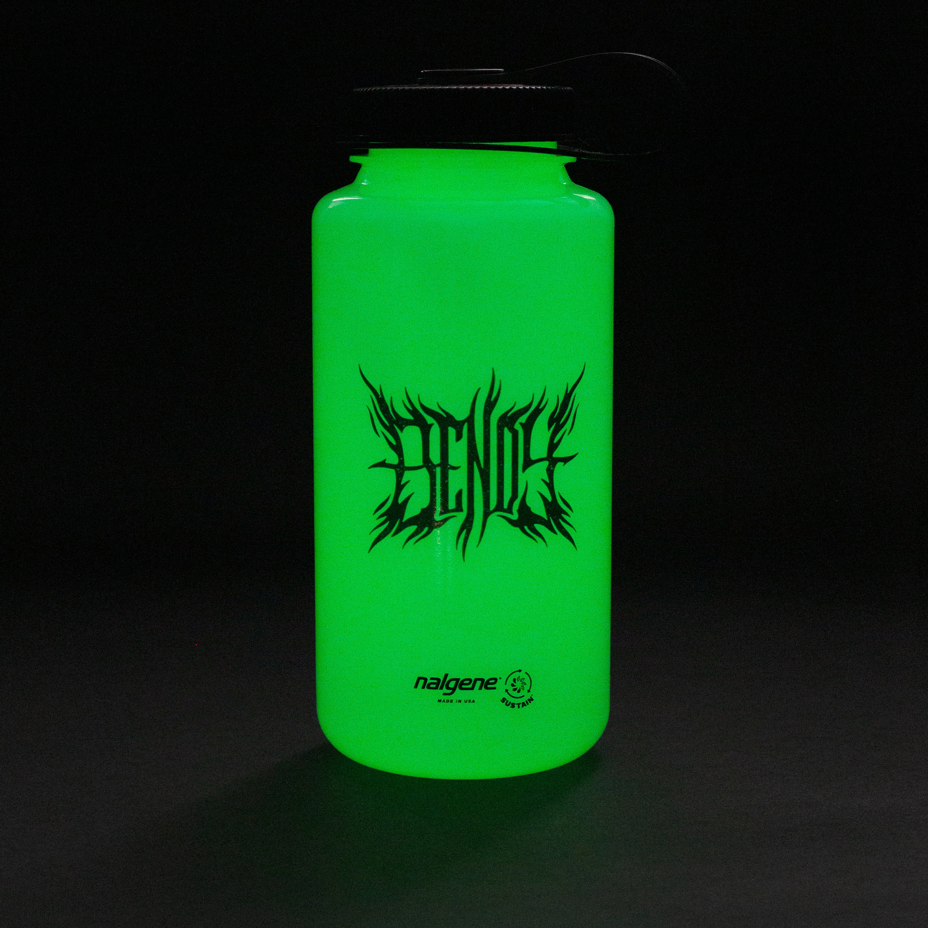 Logo Nalgene Water Bottle Glow In The Dark